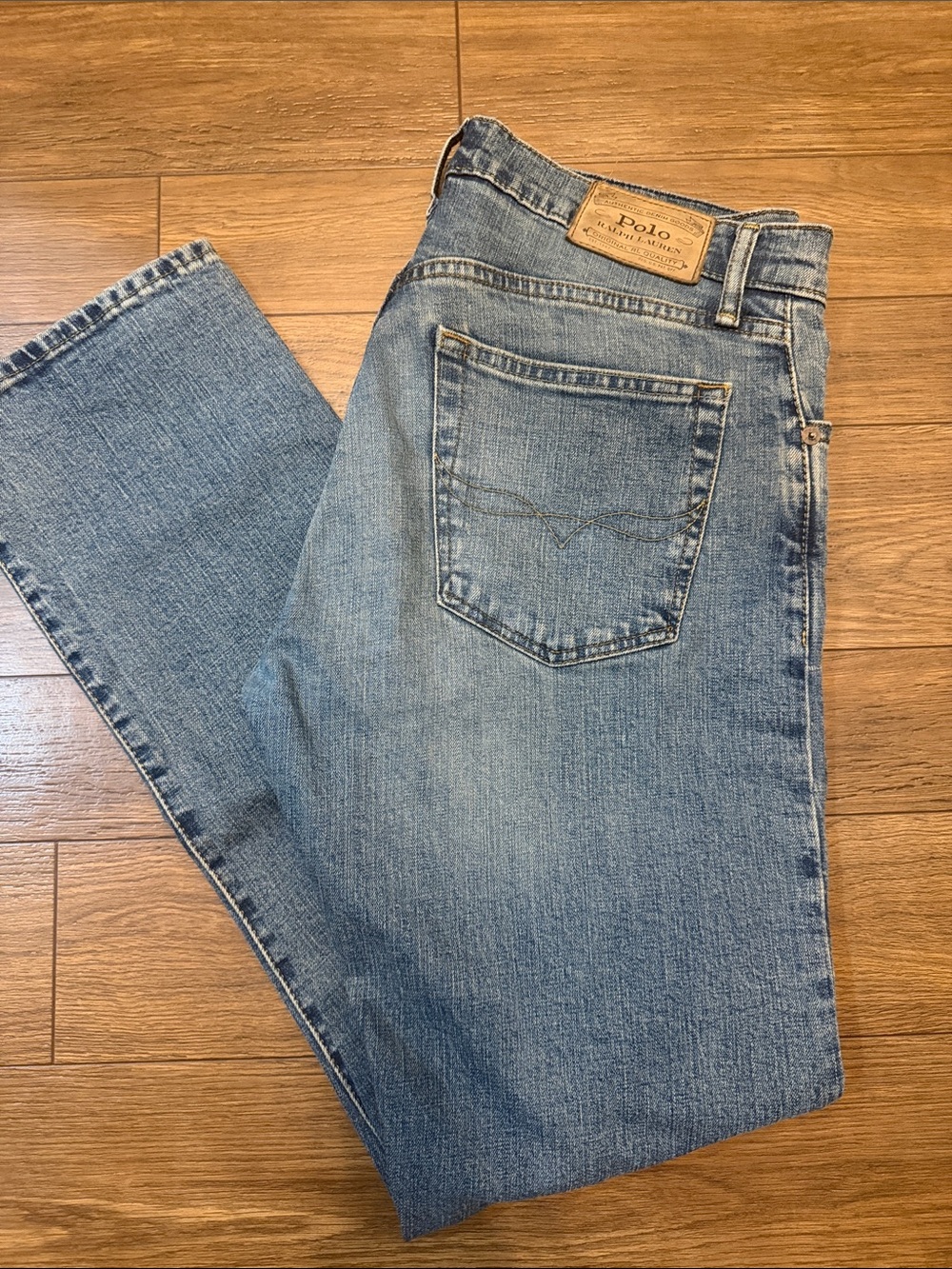 Polo by Ralph Lauren Men's Straight Light Blue Denim Jeans